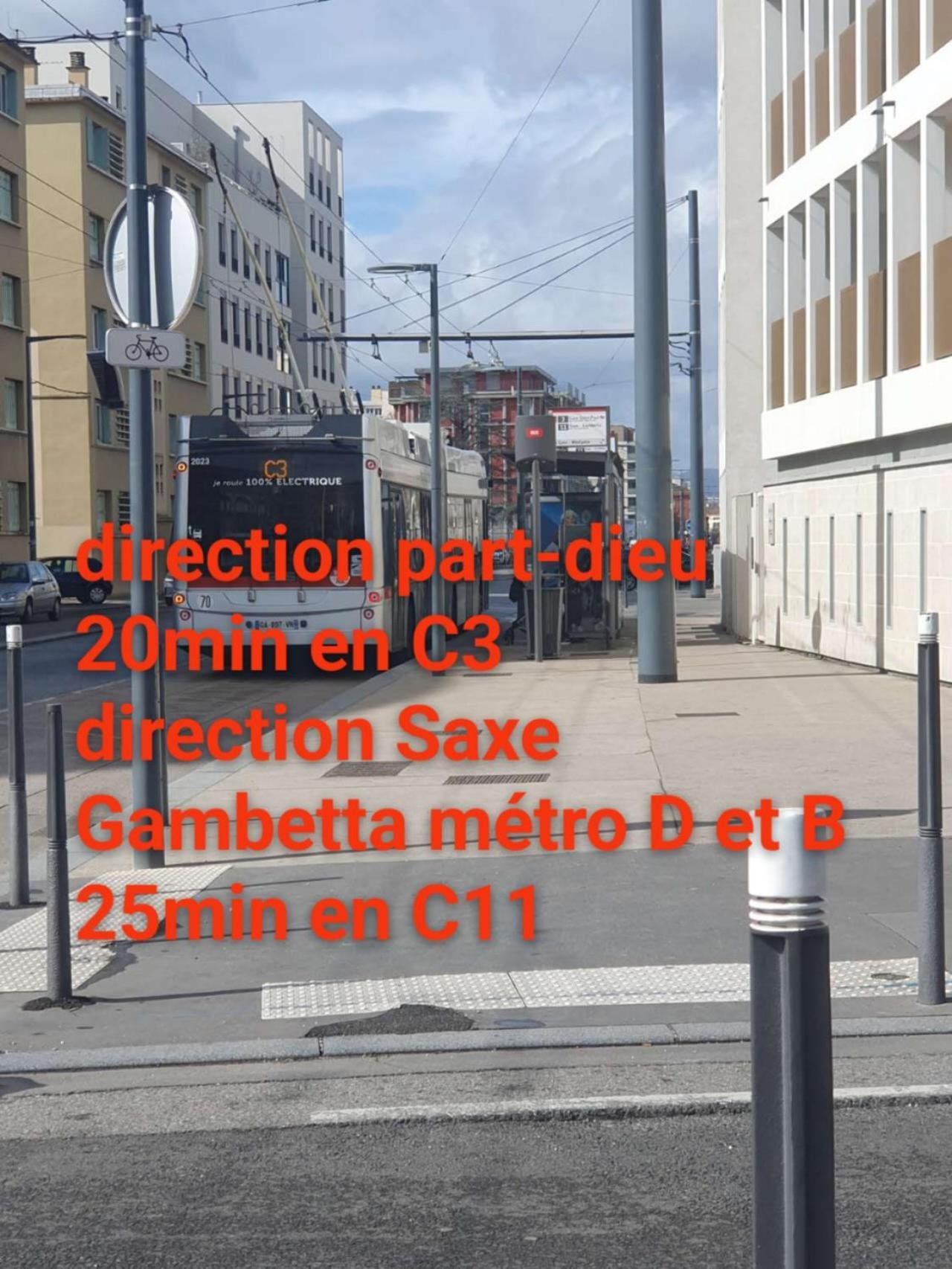 Medipole T2 Avec Un Garage Gratuit Sur Place, 16Min A Centre Ville Lyon En Metro A Villeurbanne Dış mekan fotoğraf